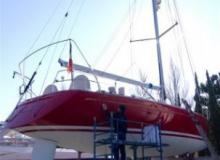 SMN chantier naval Port Grimaud peinture