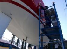 SMN chantier naval Port Grimaud peinture